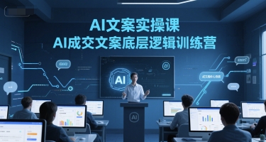 AI文案实操课，AI成交文案底层逻辑训练营-零界教育