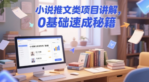 小说推文类项目讲解，0 基础速成秘籍-零界教育