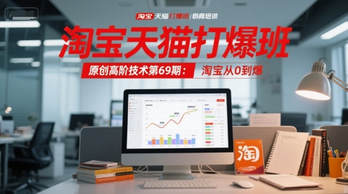 淘宝天猫打爆班原创高阶技术第69期：淘宝从0到爆-零界教育