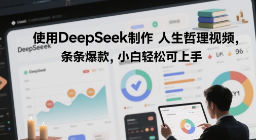 使用DeepSeek制作人生哲理视频，条条爆款，小白轻松可上手-零界教育
