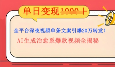 全平台深夜文案新风口：DeepSeek生成百万播放量金句，治愈系内容涨粉速度快4倍-零界教育