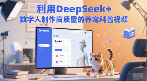 利用DeepSeek+数字人制作高质量的养宠科普视频-零界教育